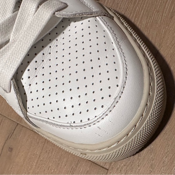 Zadig & Voltaire white flash perforated leather high top sneaker - almost new! - Picture 10 of 16